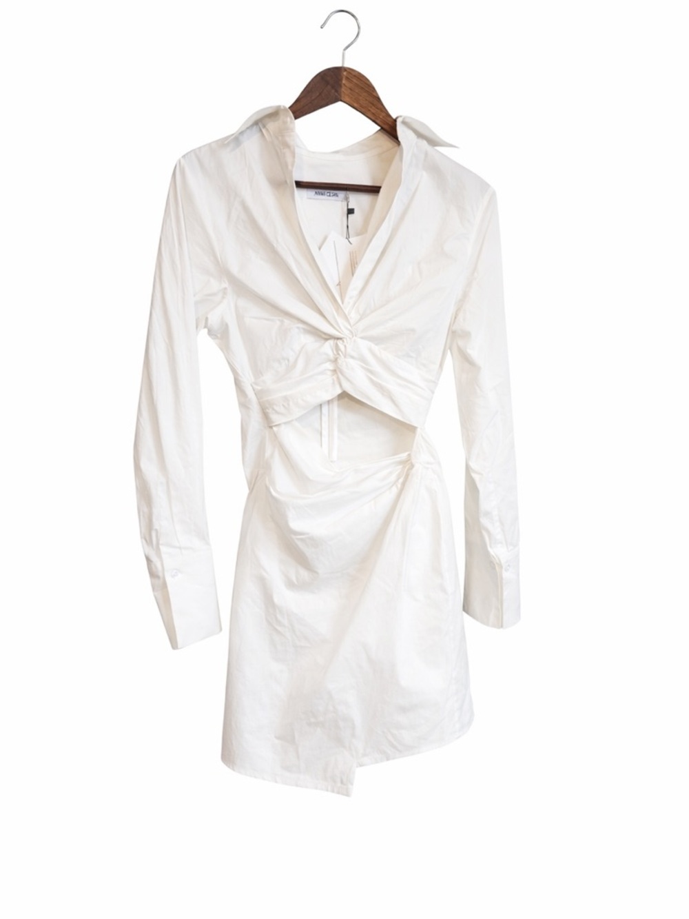 Anna Quan Lola White Cutout Mini Dress Size 6 NWT Designer - Picture 3 of 6
